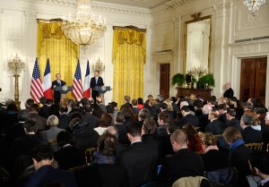 Rueda de prensa Obama y Hollande