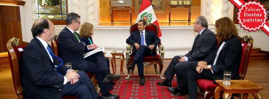 Reunión con el presidente Humala