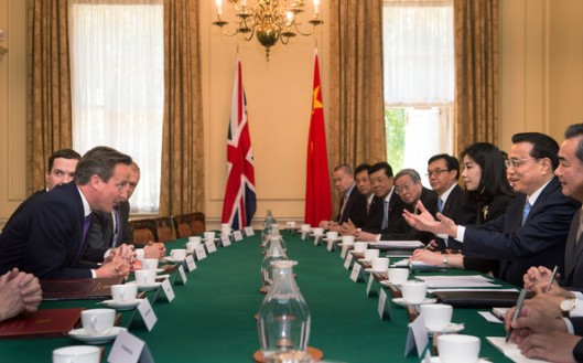 Chinese Premier Li Keqiang en visita al Reino Unido